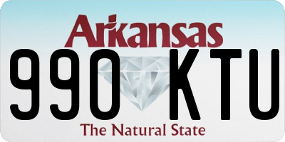 AR license plate 990KTU