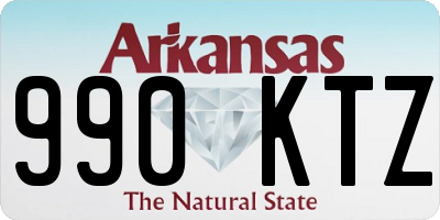 AR license plate 990KTZ