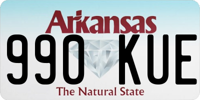 AR license plate 990KUE