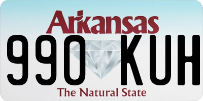 AR license plate 990KUH