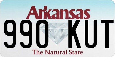 AR license plate 990KUT
