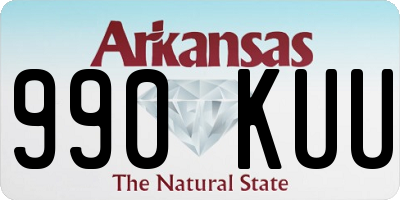 AR license plate 990KUU