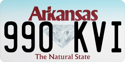 AR license plate 990KVI