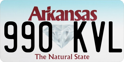 AR license plate 990KVL
