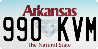 AR license plate 990KVM