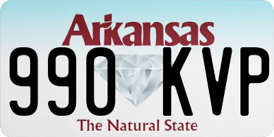 AR license plate 990KVP