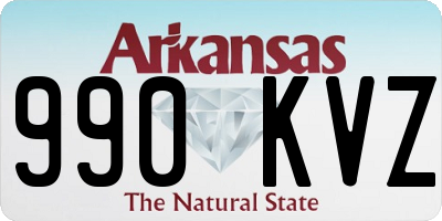 AR license plate 990KVZ