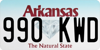AR license plate 990KWD