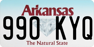AR license plate 990KYQ