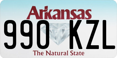 AR license plate 990KZL