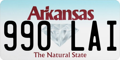 AR license plate 990LAI