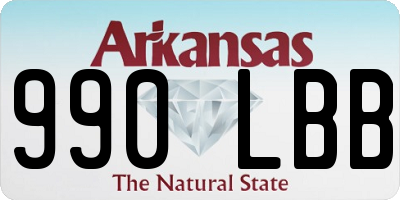 AR license plate 990LBB