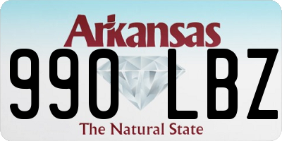 AR license plate 990LBZ
