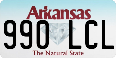 AR license plate 990LCL