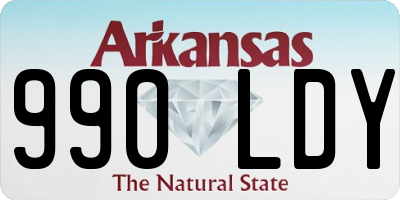 AR license plate 990LDY