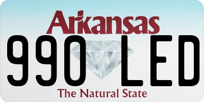 AR license plate 990LED