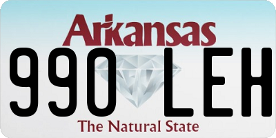 AR license plate 990LEH