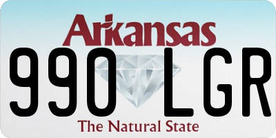 AR license plate 990LGR