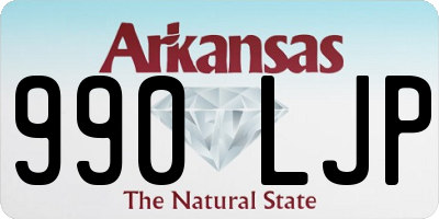 AR license plate 990LJP
