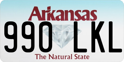 AR license plate 990LKL