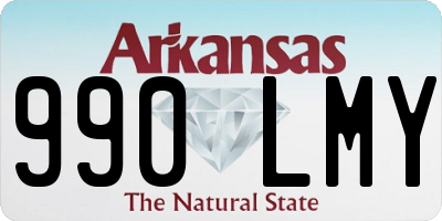 AR license plate 990LMY