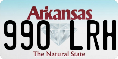 AR license plate 990LRH