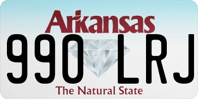 AR license plate 990LRJ