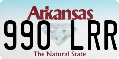 AR license plate 990LRR
