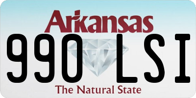 AR license plate 990LSI