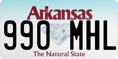 AR license plate 990MHL