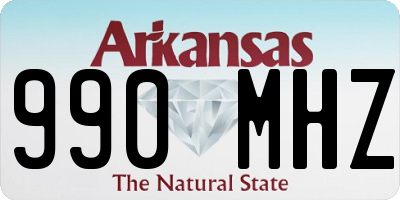 AR license plate 990MHZ