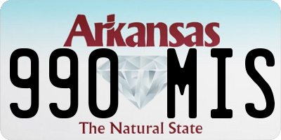 AR license plate 990MIS