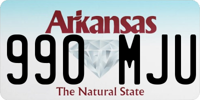 AR license plate 990MJU