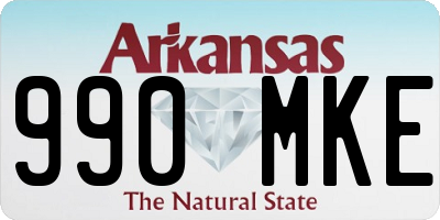 AR license plate 990MKE