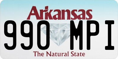 AR license plate 990MPI