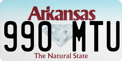 AR license plate 990MTU