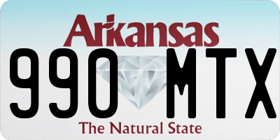AR license plate 990MTX