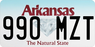 AR license plate 990MZT