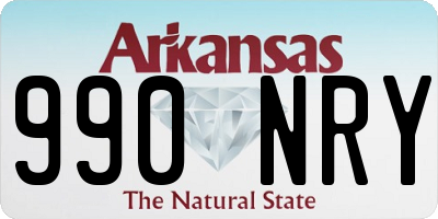 AR license plate 990NRY