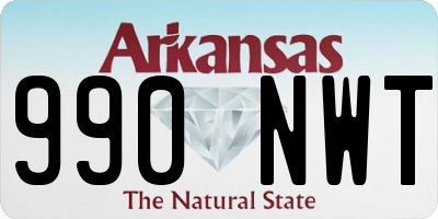 AR license plate 990NWT