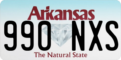AR license plate 990NXS