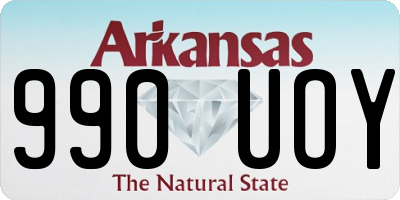 AR license plate 990UOY