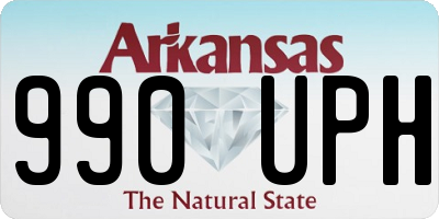 AR license plate 990UPH