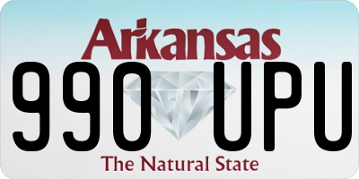 AR license plate 990UPU