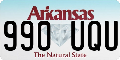 AR license plate 990UQU
