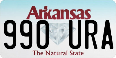 AR license plate 990URA