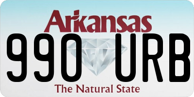 AR license plate 990URB