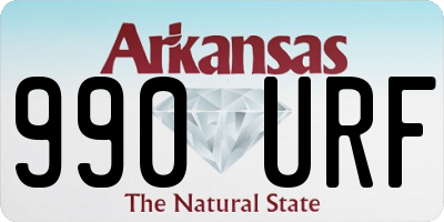 AR license plate 990URF