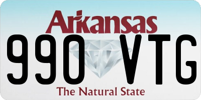 AR license plate 990VTG