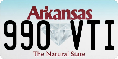 AR license plate 990VTI